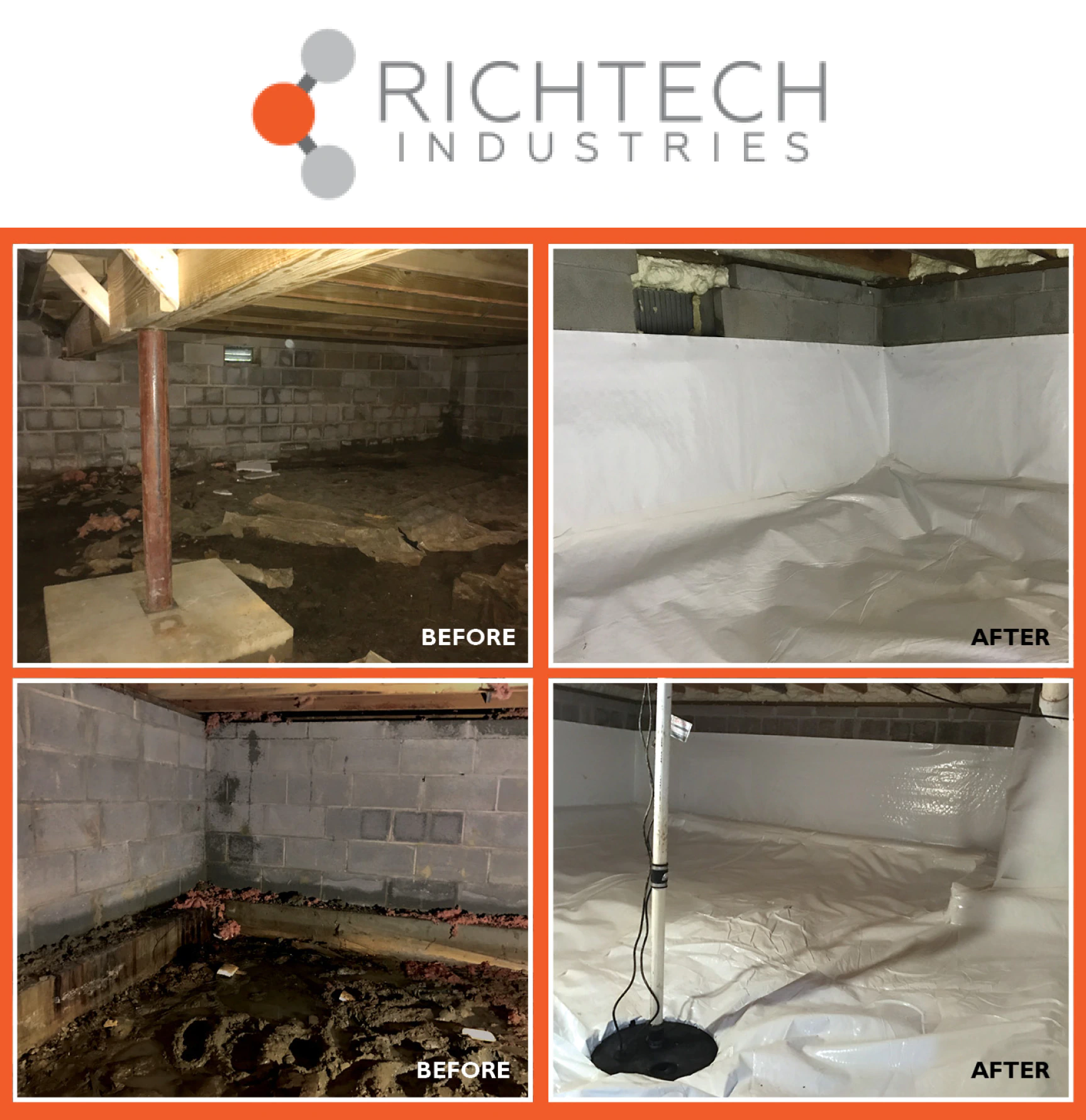 Richtech Industries Flexi Seal Basement Waterproofing