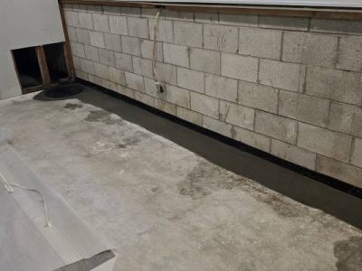 Basement Drainage System Installation