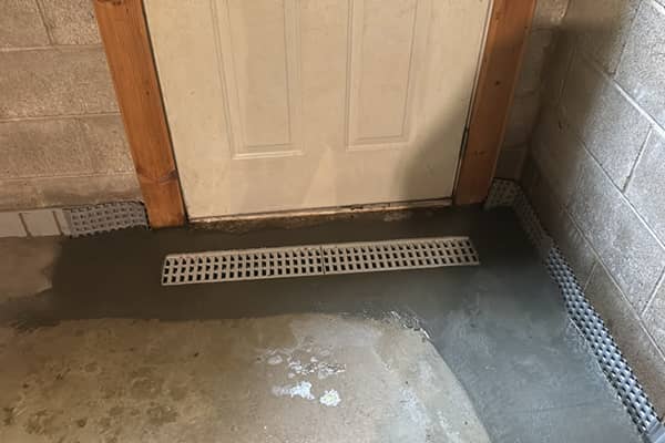 Interior French Drain Installation