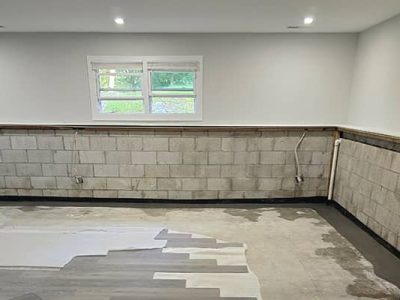 Residential Basement Waterproofing System